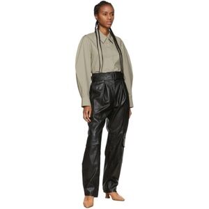 Low Classic Faux Leather Cargo Pants Size Small